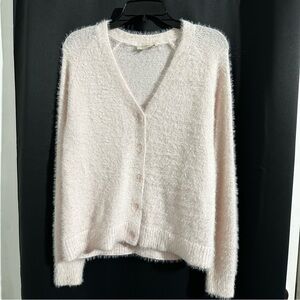 Loft Women's Soft Pink Sweater. Cozy soft loose fit. May fit a size Large.